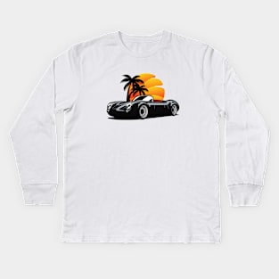 Black 550 Spyder Vintage Kids Long Sleeve T-Shirt